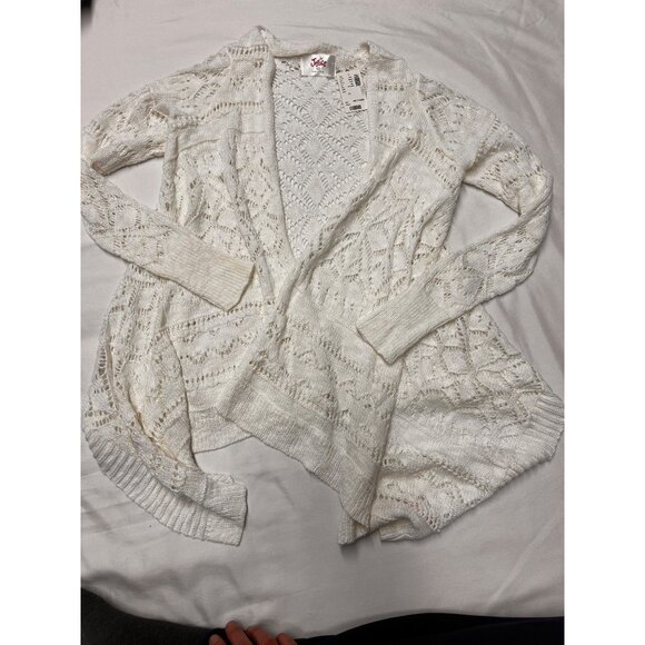 Justice Girls Open-Knit Cardigan – Size 12 – NWT - Picture 1 of 5
